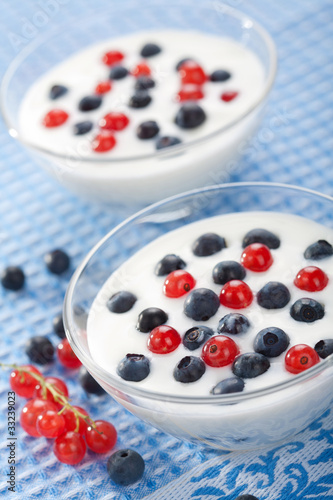 yogurt with berries