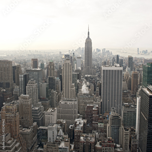 New York City skyline view from Rockefeller Center, New York © Eric Isselée