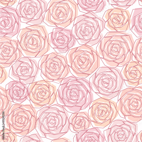 seamless background with roses.