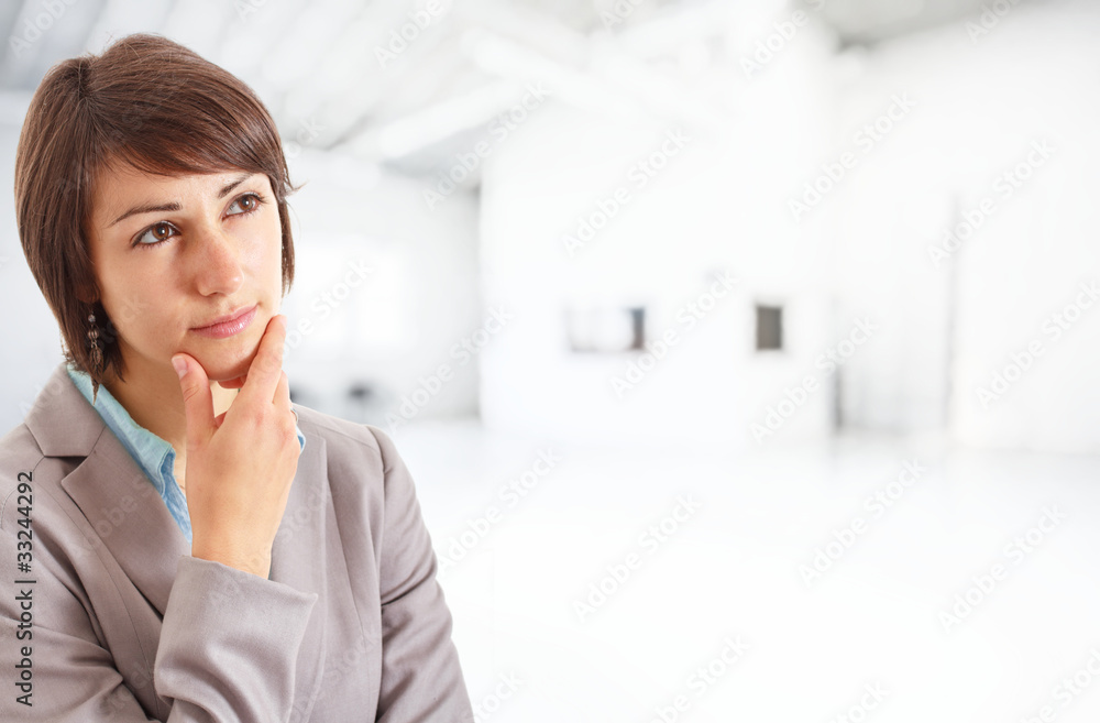 Young beautiful woman portrait