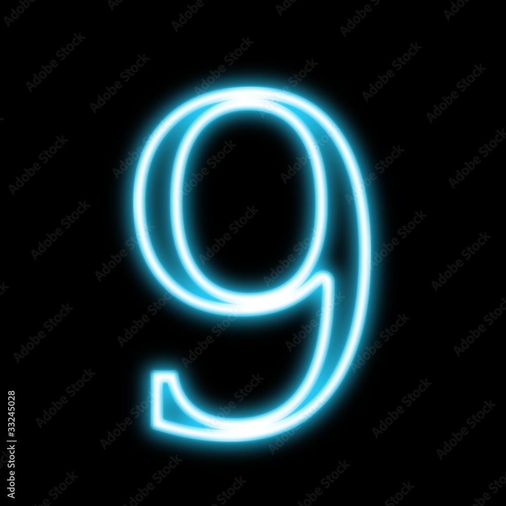 数字 ９ Stock イラスト Adobe Stock