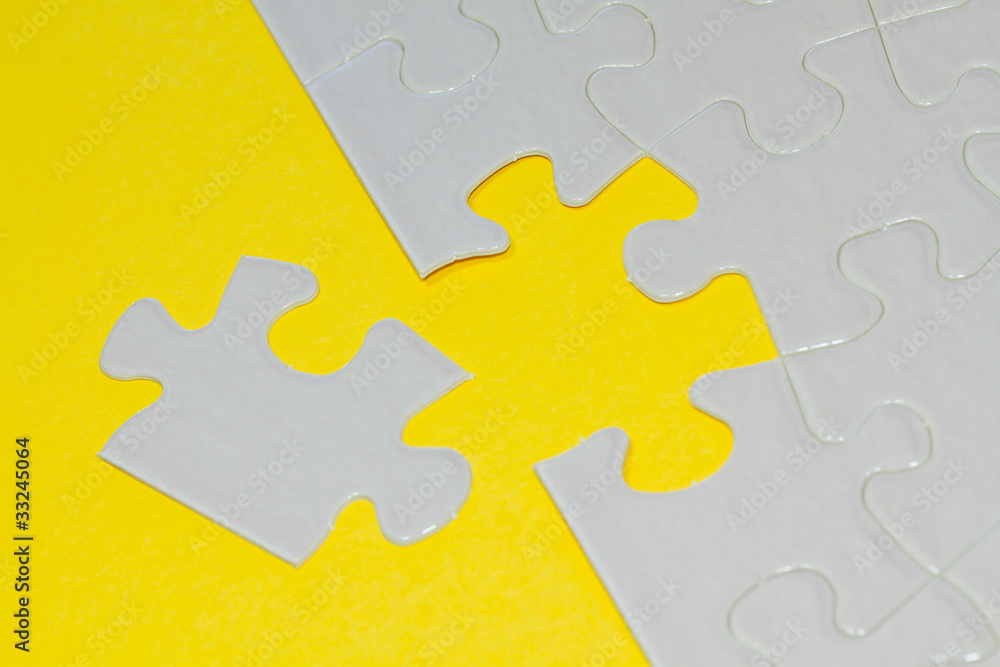 Obraz premium Puzzle gelb