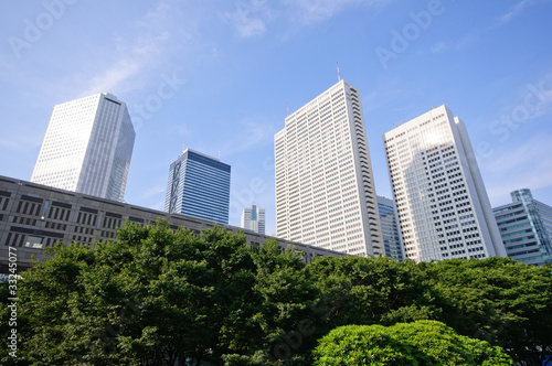 Skyscrapers at Nishi-Shinjuku - Tokyo  Japan