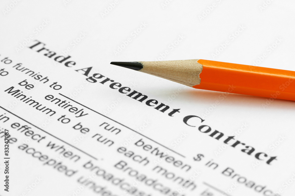 Trade agreement contract Trade agreement contract