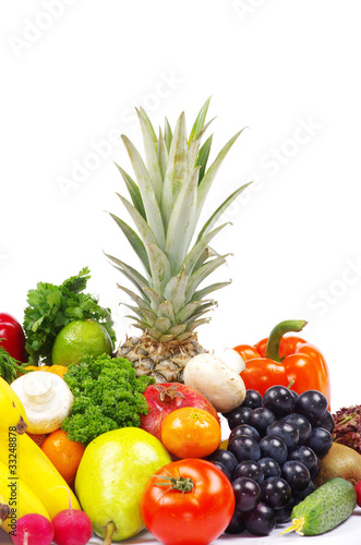 vegetables and fruits