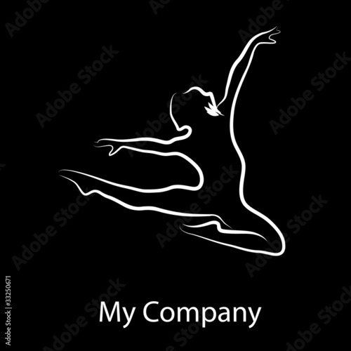 Logo classical ballet # Vector