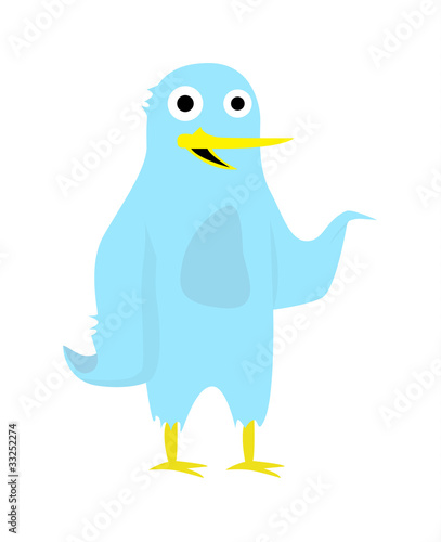 Blue Twitter Bird