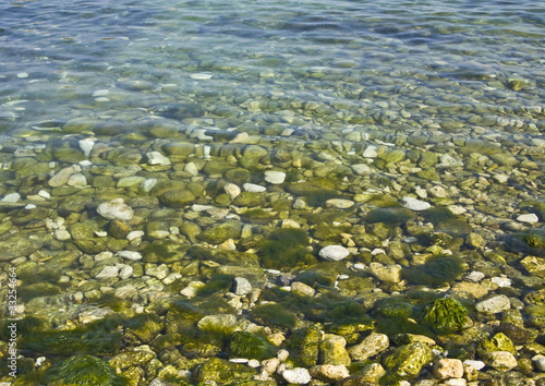 Stones in water