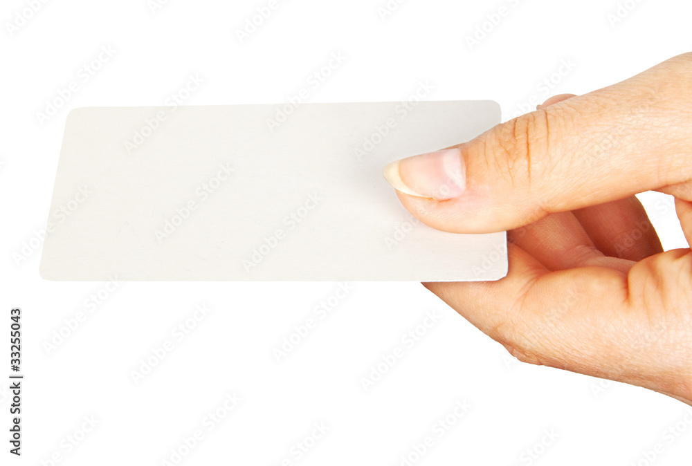Obraz premium Card in hand