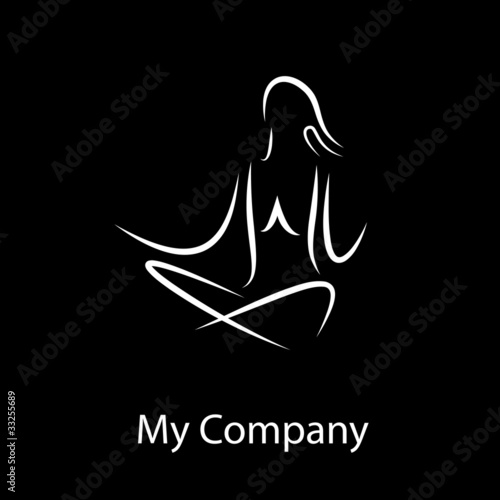 Logo graphic  spa, yoga and relax # Vector