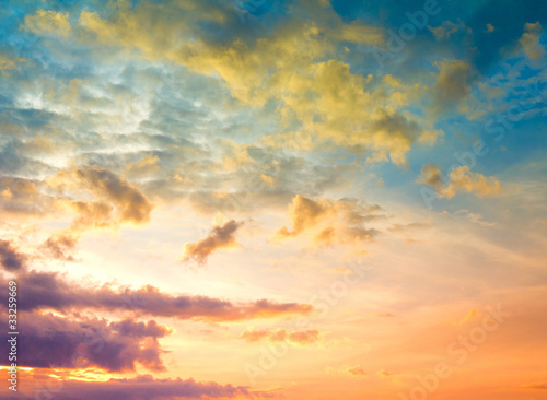 Sunset Background Cloudscape © alma_sacra