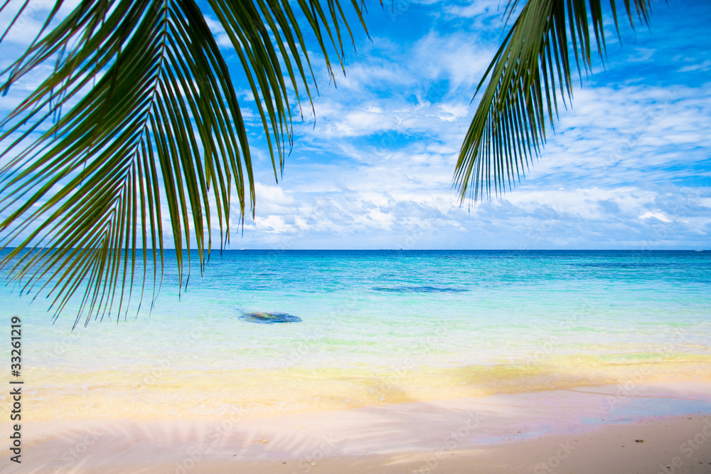 Fototapeta premium Sunshine Wallpaper Island