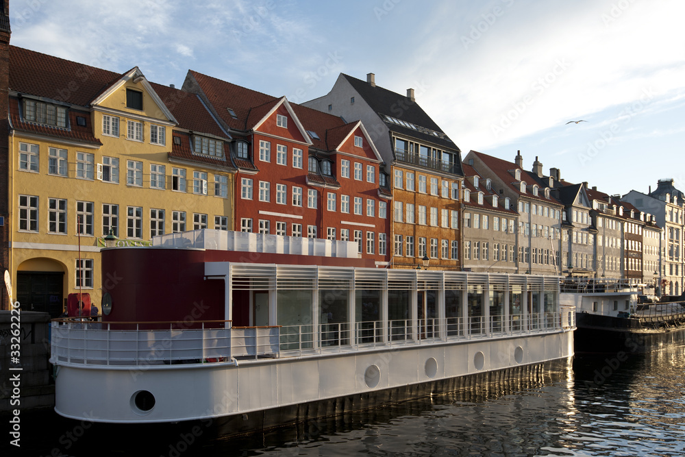 Naklejka premium Kopenhagen Nyhavn