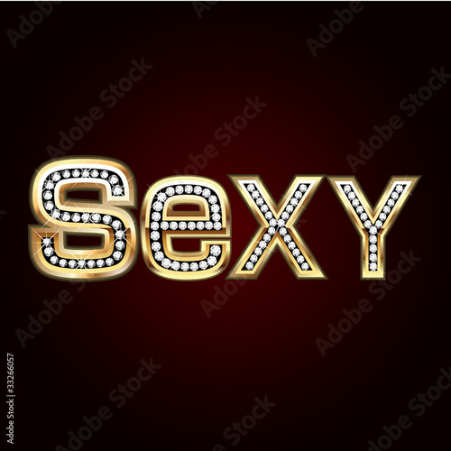 Sexy word in bling