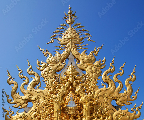 Thai temple decorate  Asia