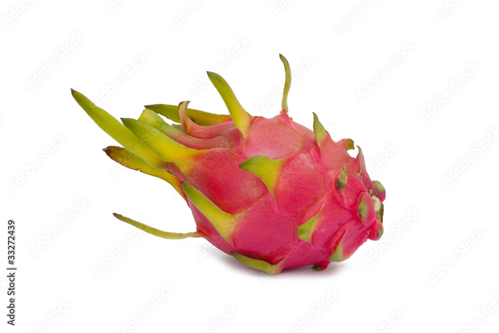 Dragon fruit isolated on white