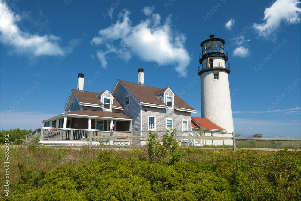 Truro lighthouse on Cape Cod, Massachusetts, USA Truro lighthouse on Cape Cod, Massachusetts, USA