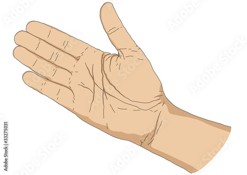 mano aperta
