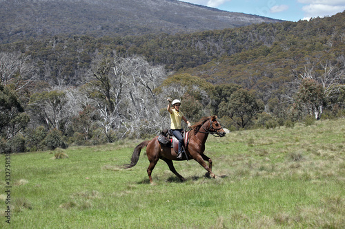 female horse rider