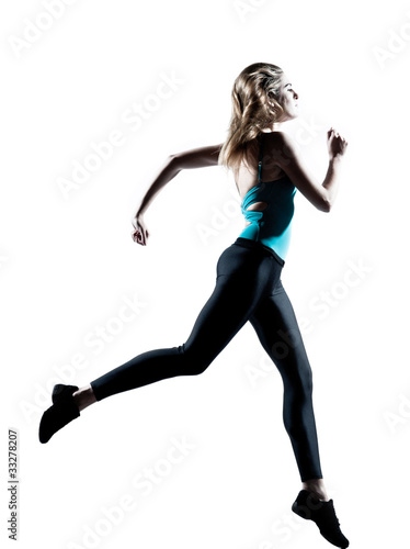 Attractive female jogger