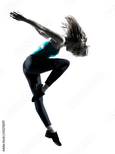 Female dancer showing her dancing skills