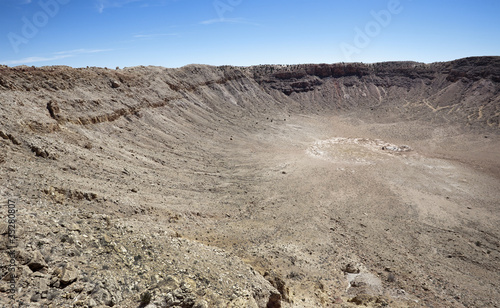 meteor impact crater winslow arizona usa