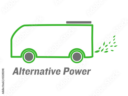 vector alternative power bus with green emissions