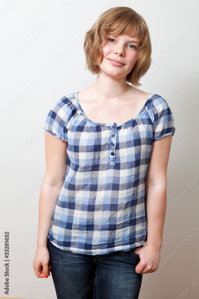 Portrait of a young woman Portrait of a young woman