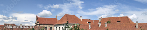 Valokuva Panorama roofs of Vilnius