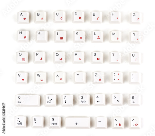 alphabet letters out of the plastic keyboard