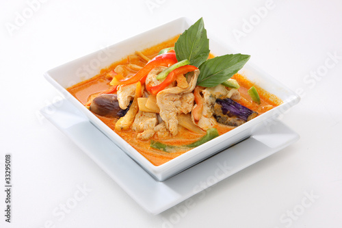 Thai Food Red Curry Chicken