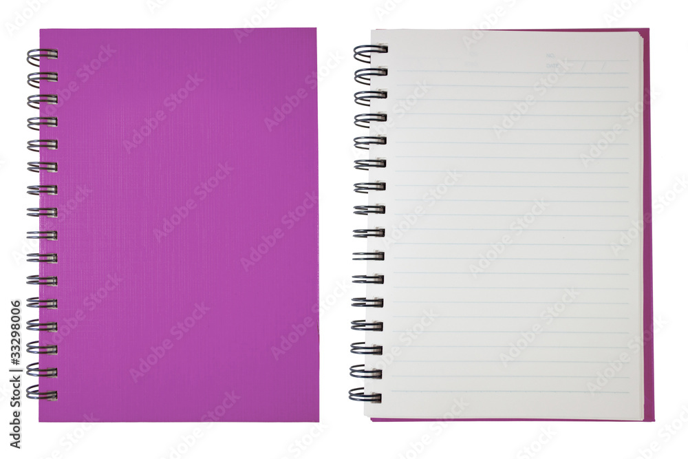 purple Blank Note Book purple Blank Note Book
