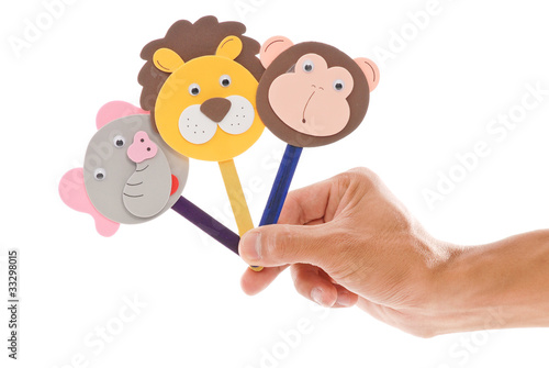 Fun Popsicle Stick Animal Puppets