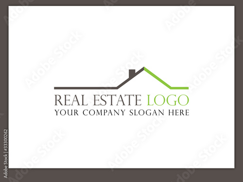 Immobilien Logo - Real Estate - Vector Template No. 12