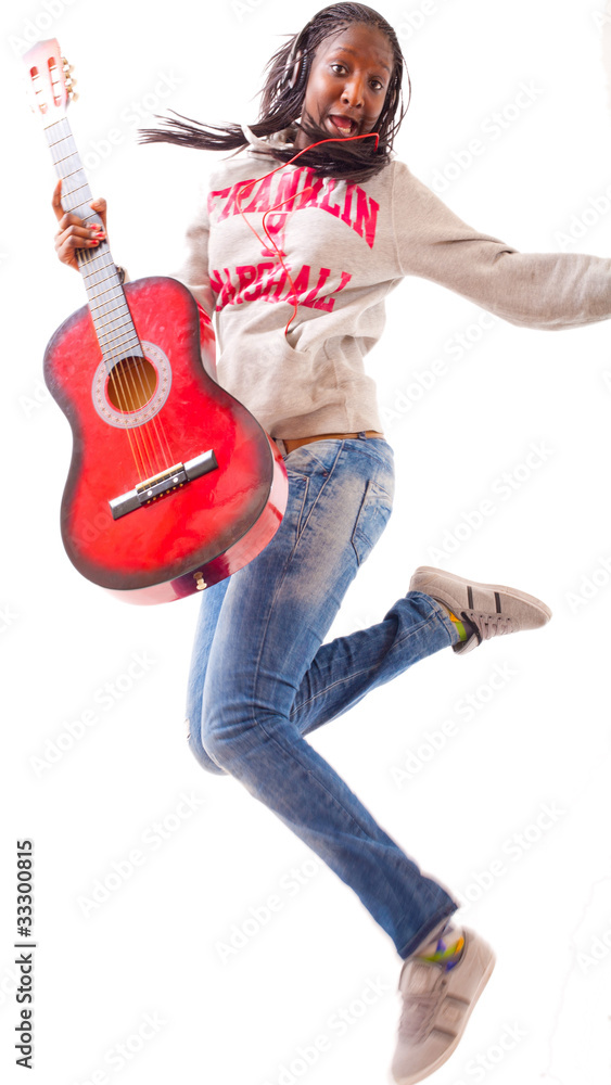 Naklejka premium guitare