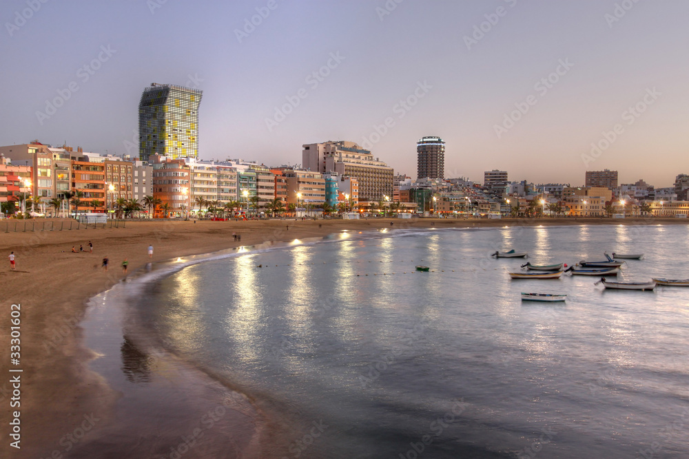 Obraz premium Las Canteras beach, Las Palmas de Gran Canaria, Spain