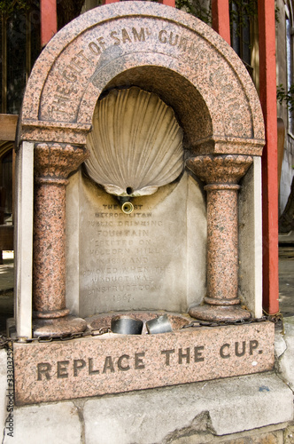 Historic Drinking Fountain, London photo