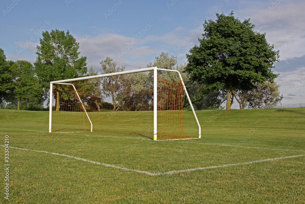 Fototapeta premium Empty Football Net