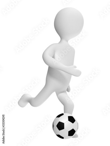 Soccer player photo