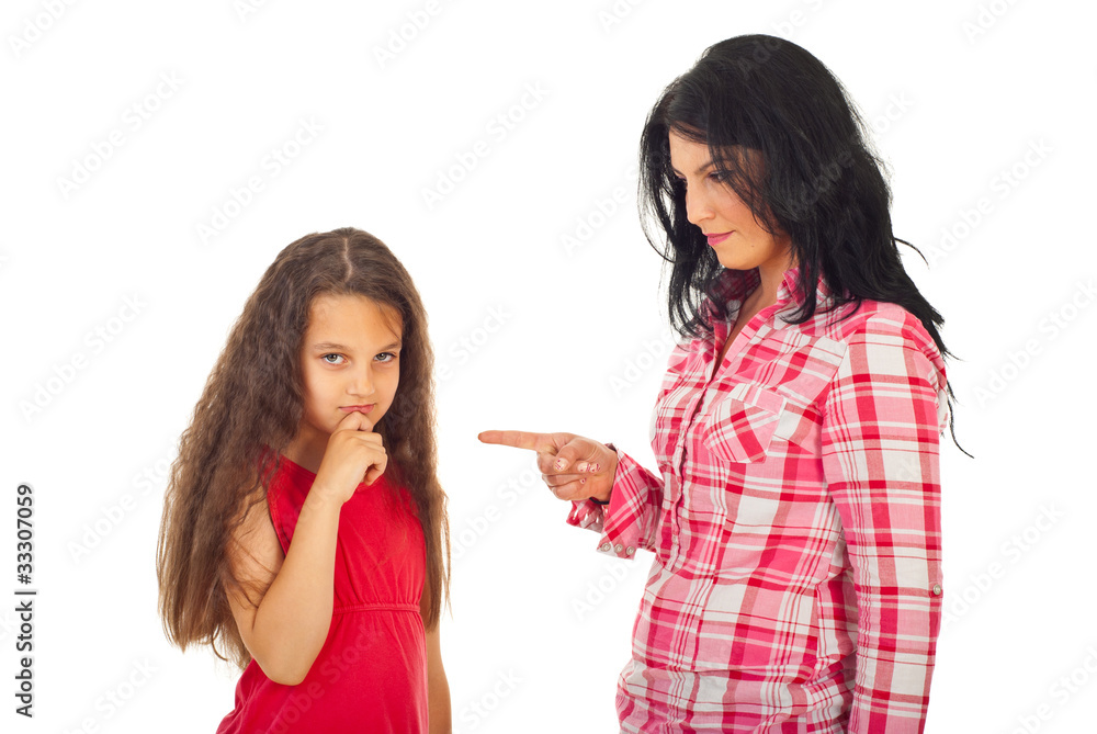 Mother arguing daughter Stock Photo | Adobe Stock