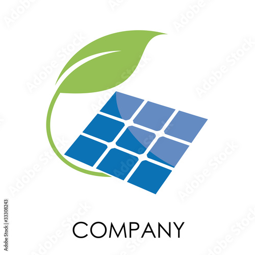 Logo solar energy # Vector