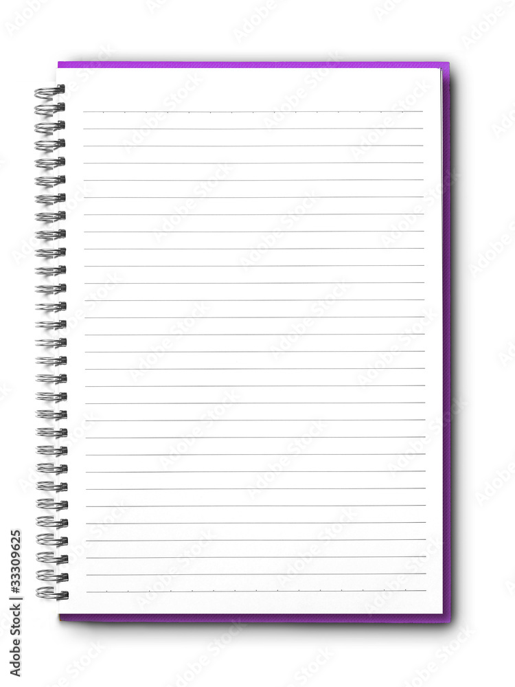 isolated notebook isolated notebook