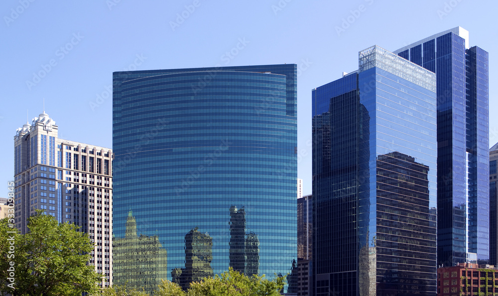 Chicago downtown architecture, Chicago, Illinois, USA Chicago downtown architecture, Chicago, Illinois, USA