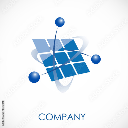 Logo solar power # Vector
