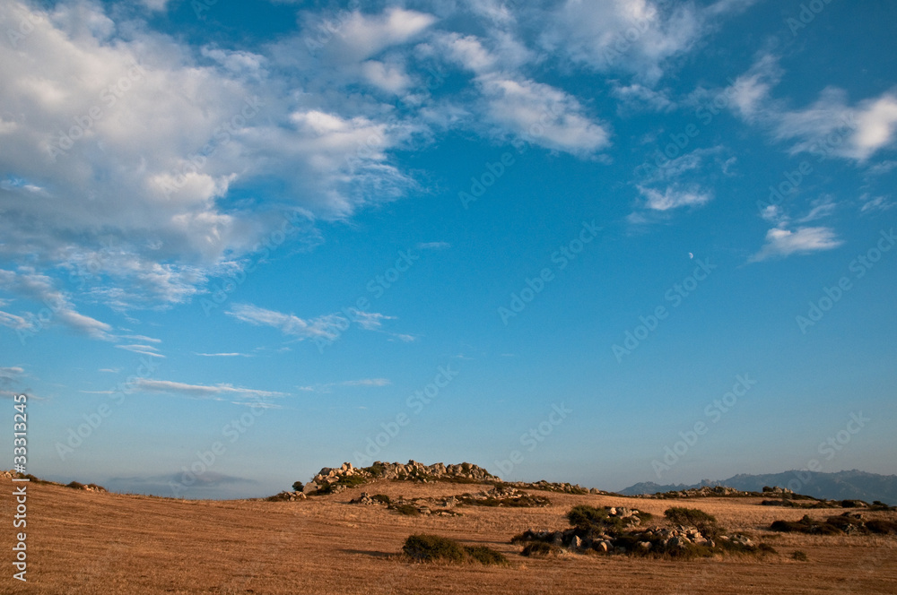 Fototapeta premium Sardinia, Italy: landscape of Gallura's countryside at summer