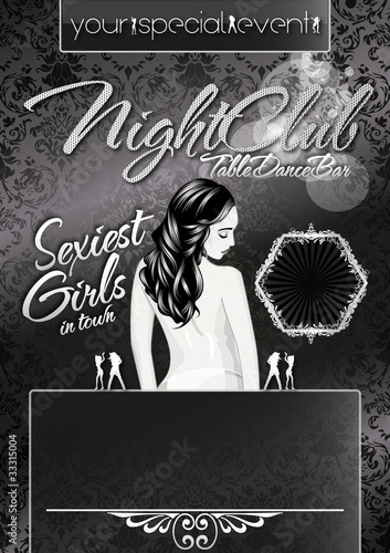 Flyer Gogo Tänzerin