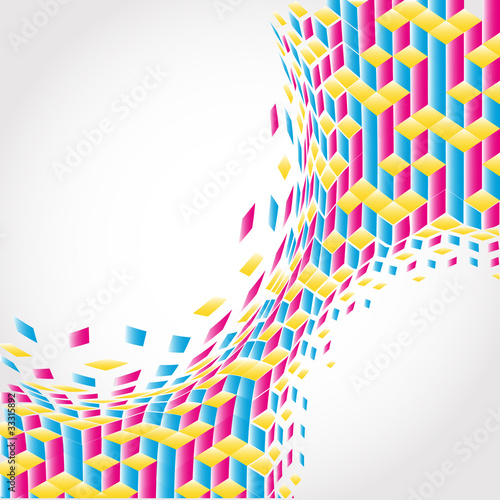 Vector Background. Abstract colorful