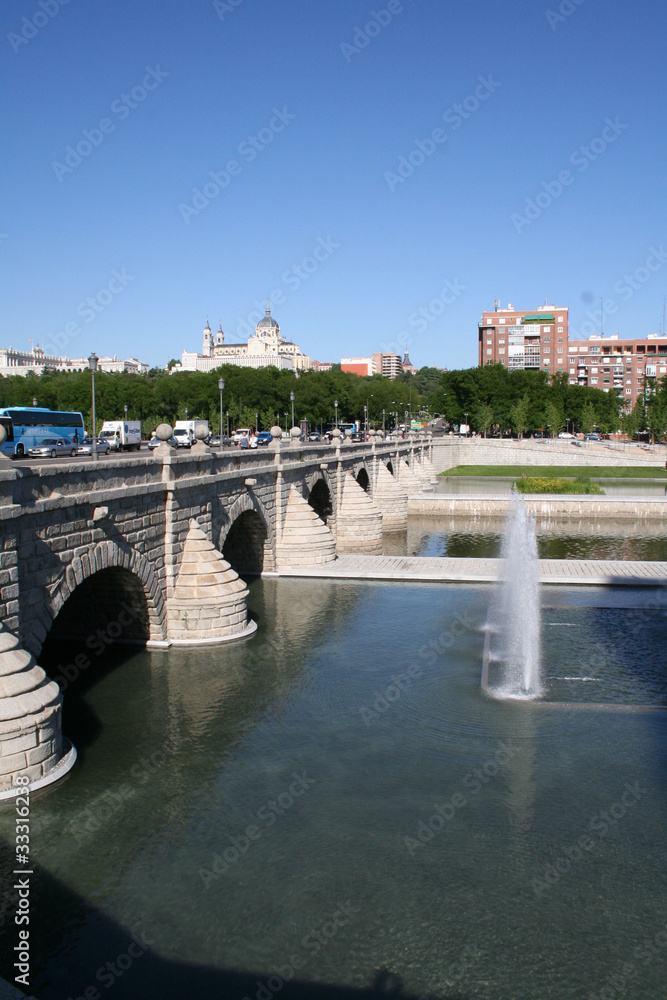 Naklejka premium Puente Segovia,Madrid