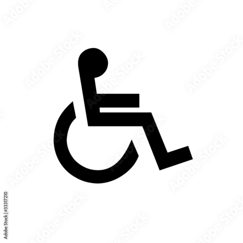 Behindert Rollstuhl