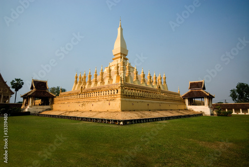 Golden stupa at Laos 1.